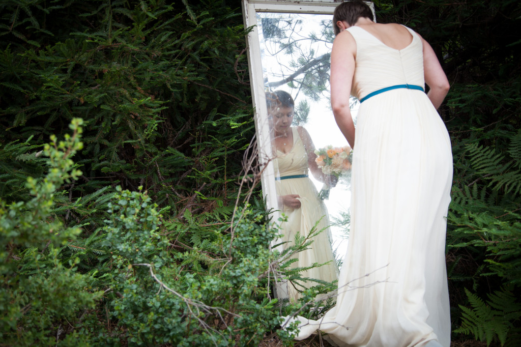 outdoor wedding mirror