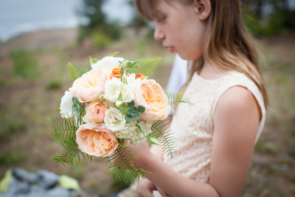 daughter wedding flowers
