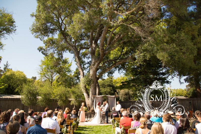 santa rosa backyard wedding photography