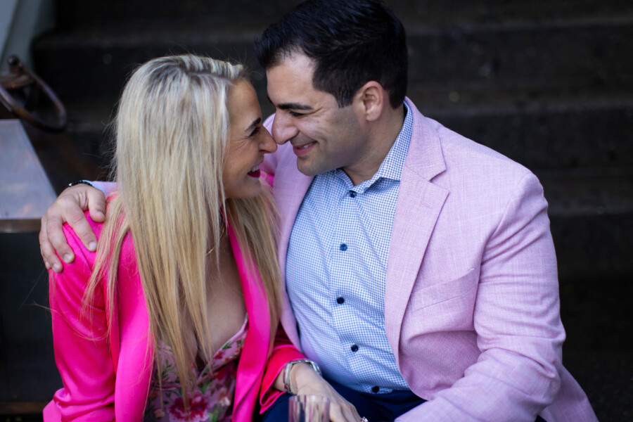 cuddle session after getting engaged