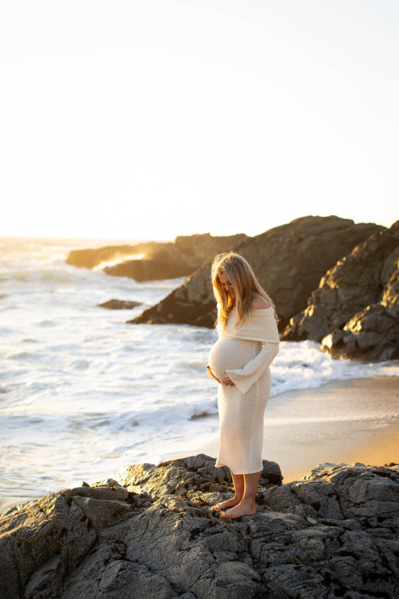 bodega pregnancy beach photography